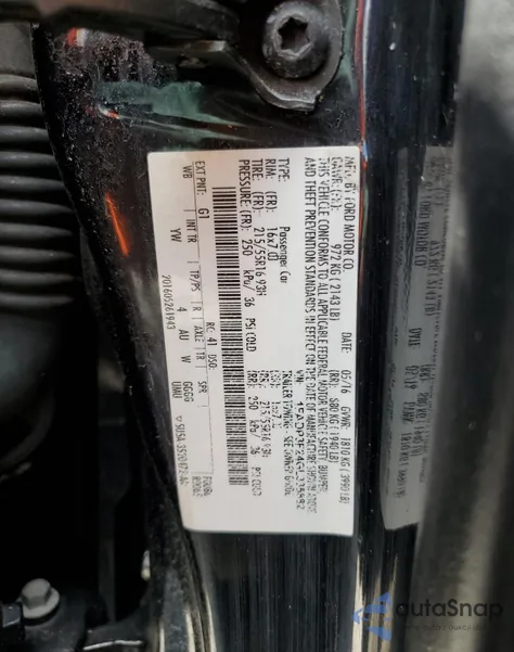 2016 Ford Focus Se из США, поврежденный, VIN 1FADP3F24GL335882